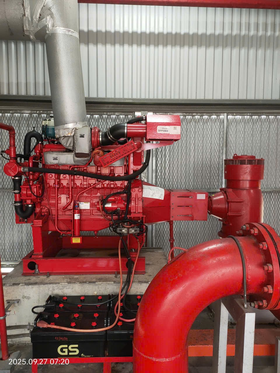DIESEL FIRE pump FOR SPRINKLER; HOSE REEL