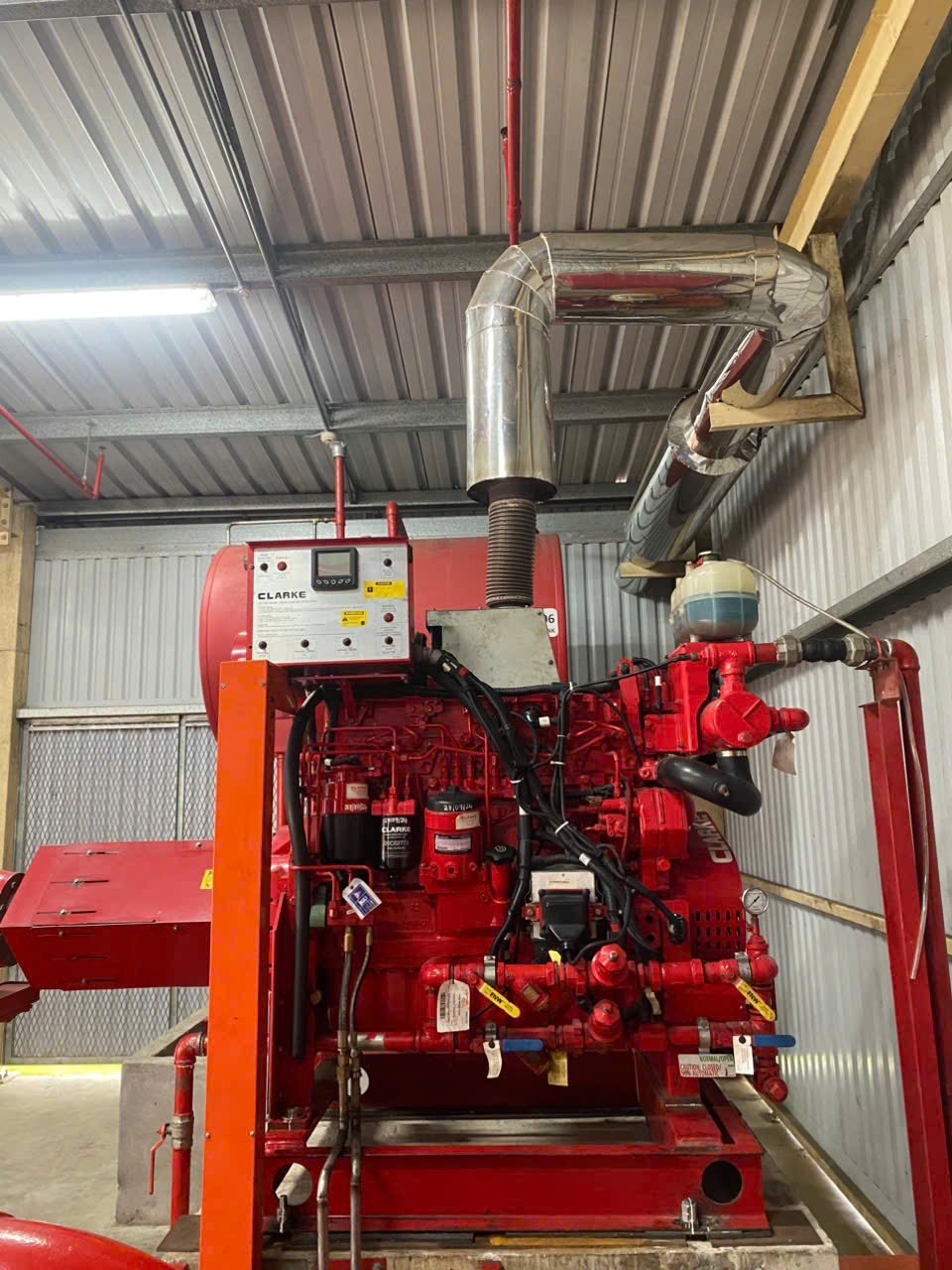 DIESEL FIRE pump FOR SPRINKLER; HOSE REEL