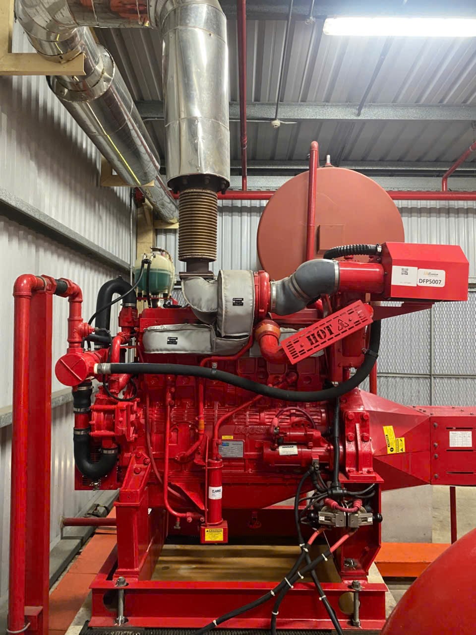DIESEL FIRE pump FOR SPRINKLER; HOSE REEL