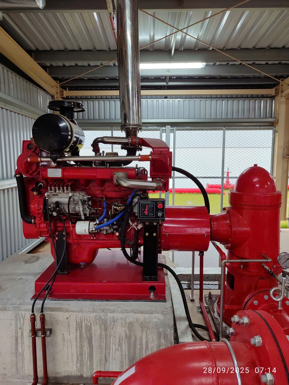 DIESEL FIRE pump FOR SPRINKLER; HOSE REEL