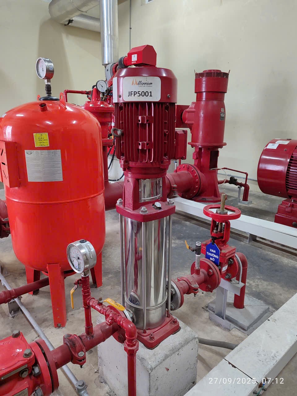 JOCKY FIRE pump FOR SPRINKLER, HOSE REEL