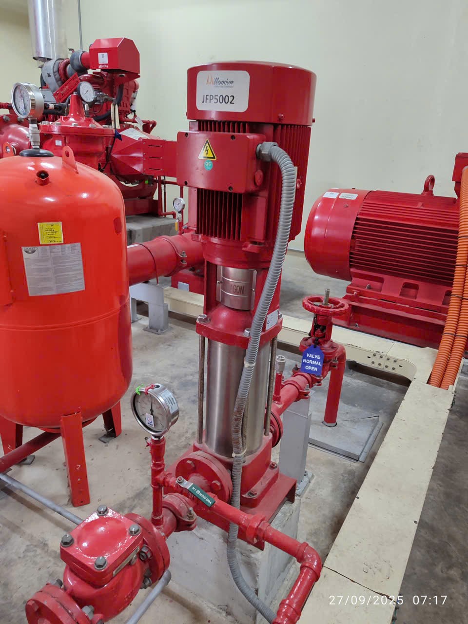 JOCKY FIRE pump FOR SPRINKLER, HOSE REEL