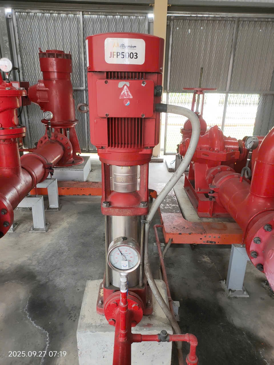 JOCKY FIRE pump FOR SPRINKLER, HOSE REEL