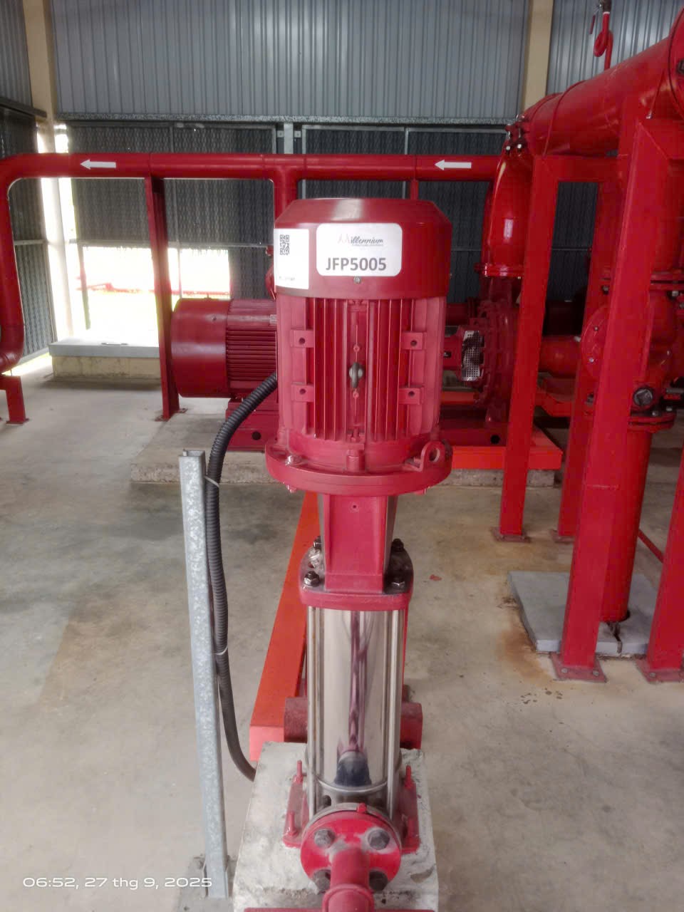 JOCKY FIRE pump FOR SPRINKLER, HOSE REEL